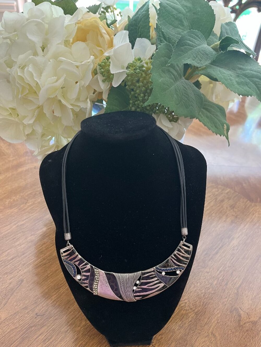 Chico's Zebra Pendant Necklace